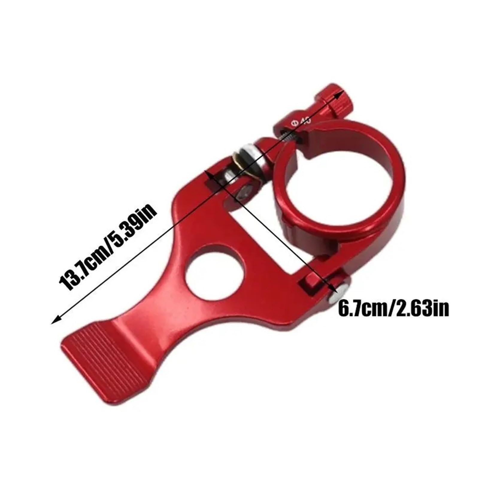 Zaciski sztyc siodłowych, aluminiowa rura blokująca, karta, zacisk rury roweru elektrycznego 40 mm do hulajnogi elektrycznej(5 pcs)
