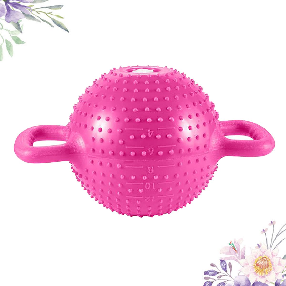 Kettlebell in Peso da Portatile Pvc Riempire Regolabile | Impugnatura Doppia, Antiscivolo, Protezione Pavimento, per Squat e Ginnastica, Comodo da Trasportare