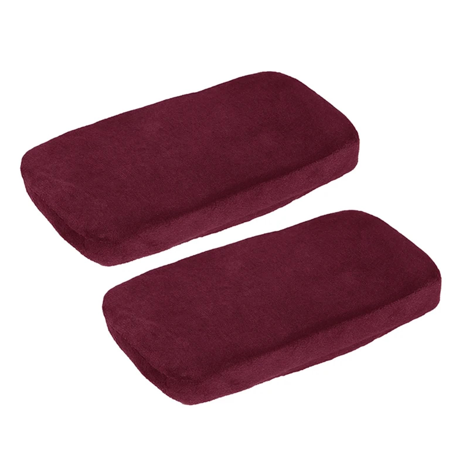 ENmrfvkz Office Spandex Armrest Covers, Office Chair Arm Covers 2 pcs Sponge Elbow Forearm Support Multicolor(Red)