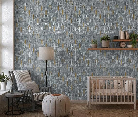 Image of CVD 3D PE Foam Self-Adhesive Wall Stickers | Silver Grey Wallpaper for Home, Hotel, Living Room, Bedroom & Cafe | DIY Decorative Panel (70 x 70 cm, Approx. 5.8 Sq. Feet, 1 Piece)