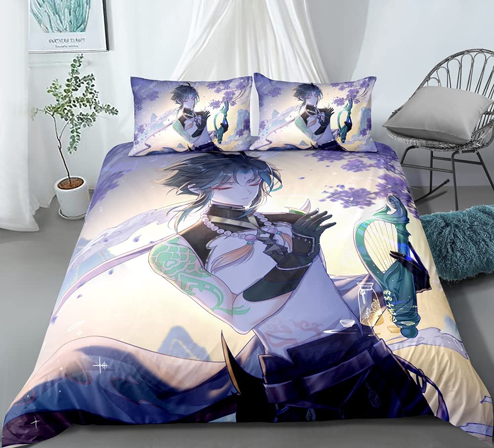 3D Anime Quilt Pillowcase 