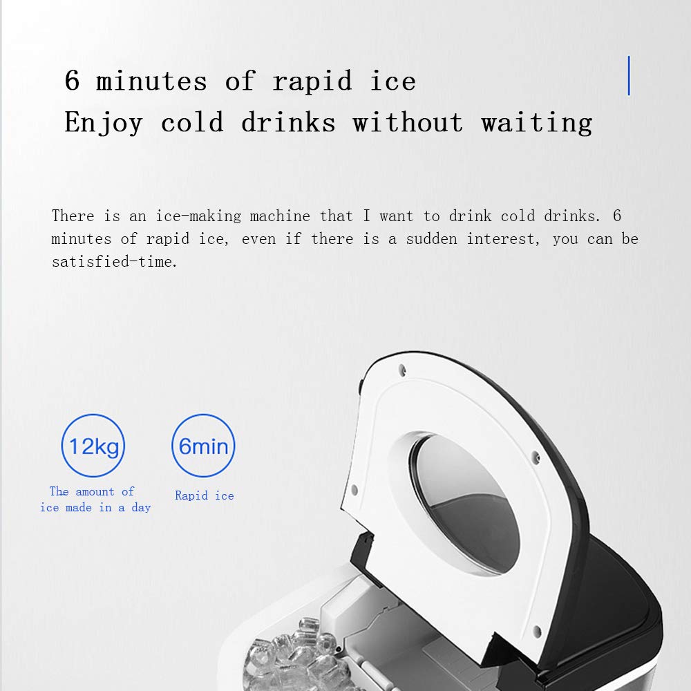 Amazon.co.jp: カウンタートップ用製氷機、2.2Lポータブル