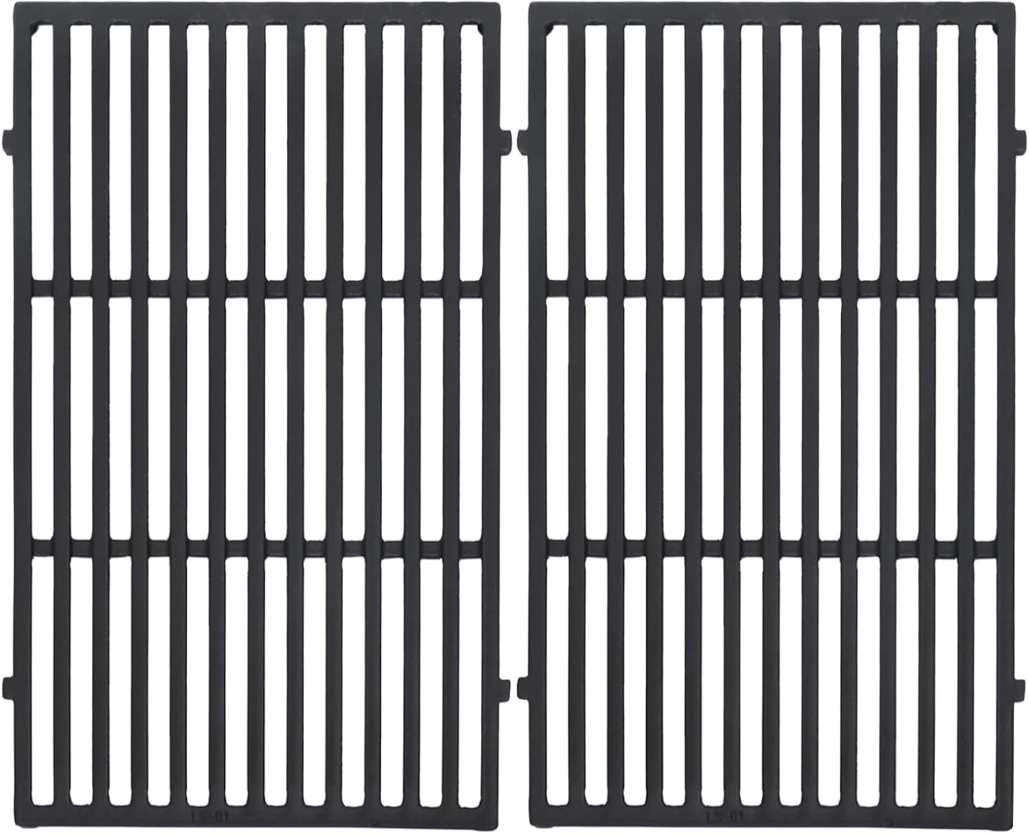 19.5 inch Cooking Grates Replace for Weber 7524, 7528, Weber Genesis 300 Series Genesis E310 E320 E330 S310 S320 S330 EP310 EP320 EP330 Grills, Cast Iron Grill Grates (19.5" x 12.9" Each) 19.5" x 12.9" for Genesis 300 Serise