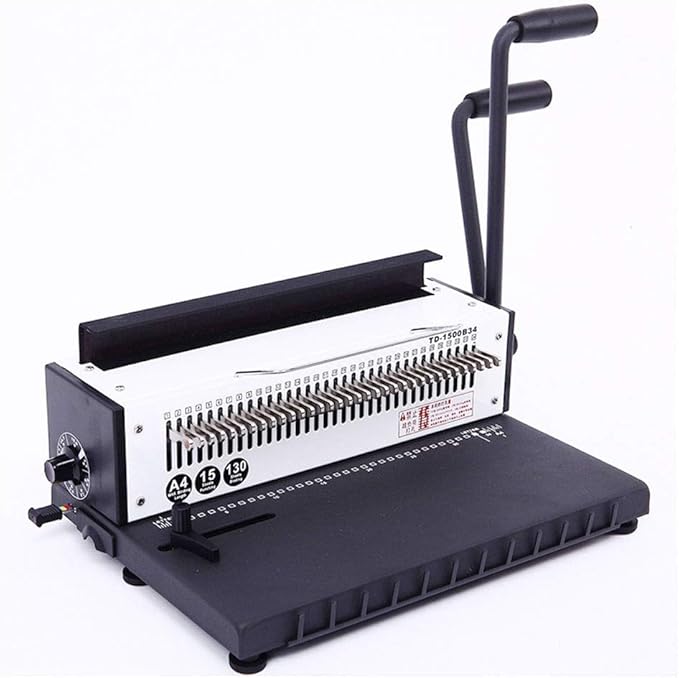 34 Hole Drawing Knife Square Hole Iron Ring Binding Machine 31 Pitch WireO Binder Punch 15