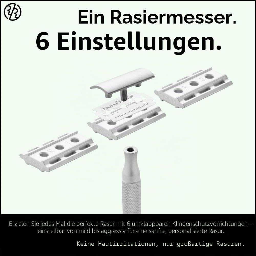 Rockwell Razors Rasierhobel, doppelseitig, verstellbar
