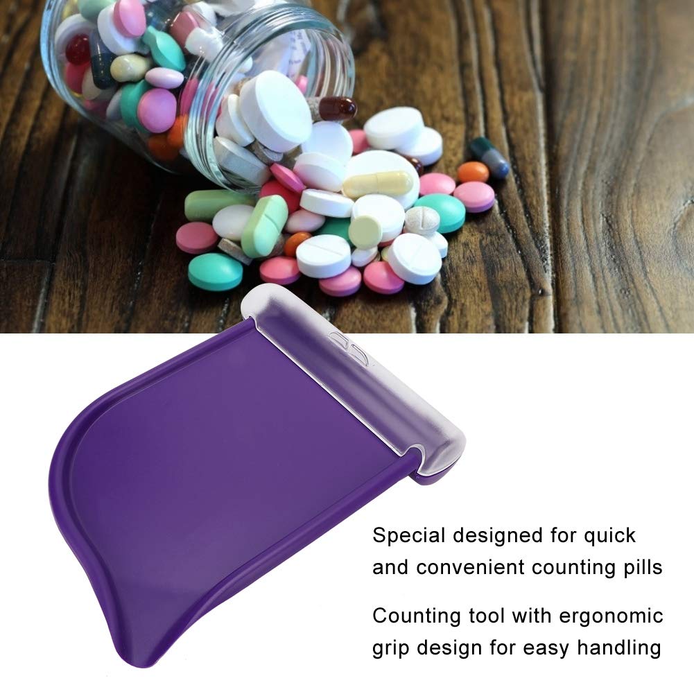 Bandeja para Contar Pastillas con Espátula, Dispensador de Pastillas