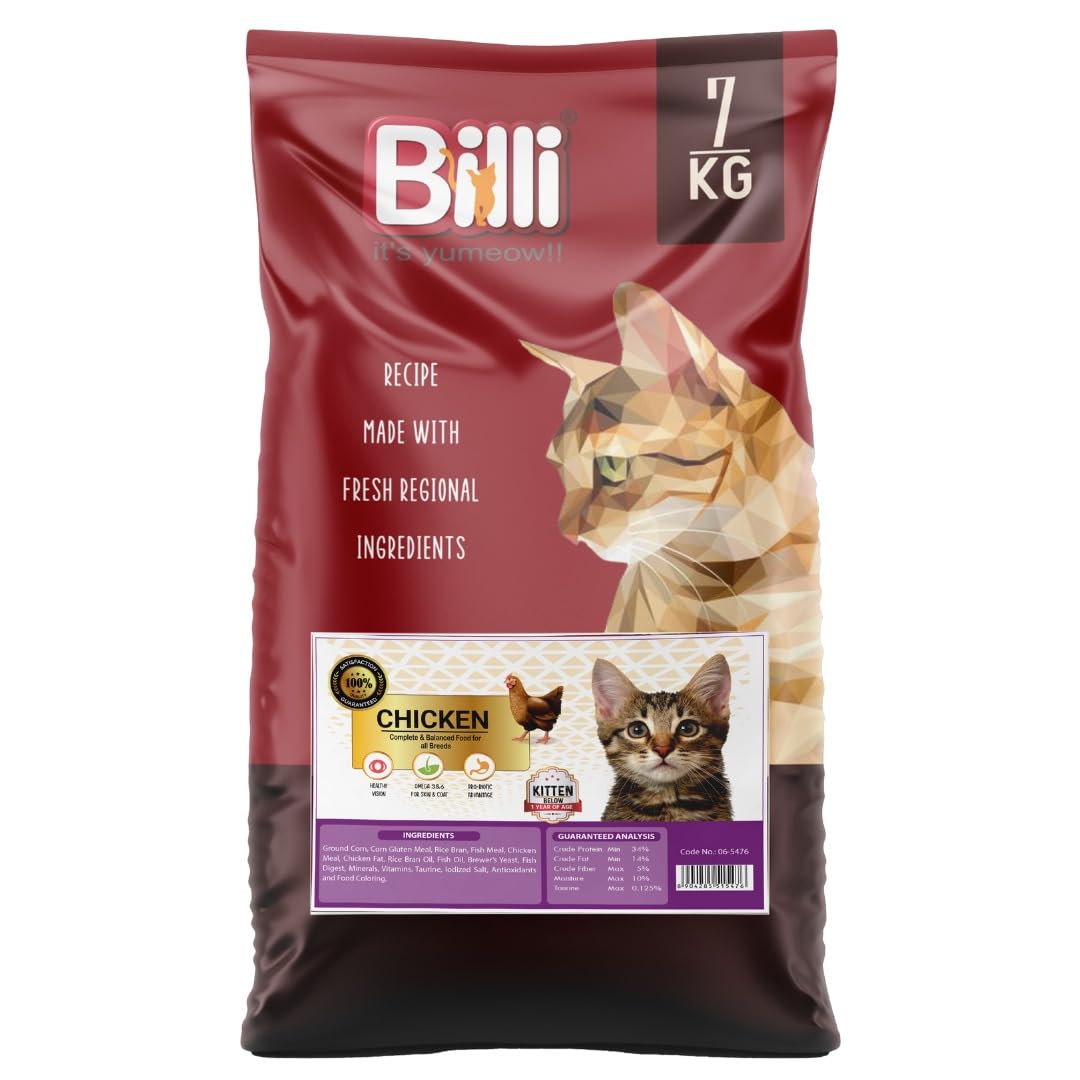 Billi Kitten Real Chicken Cat Food 7 kg