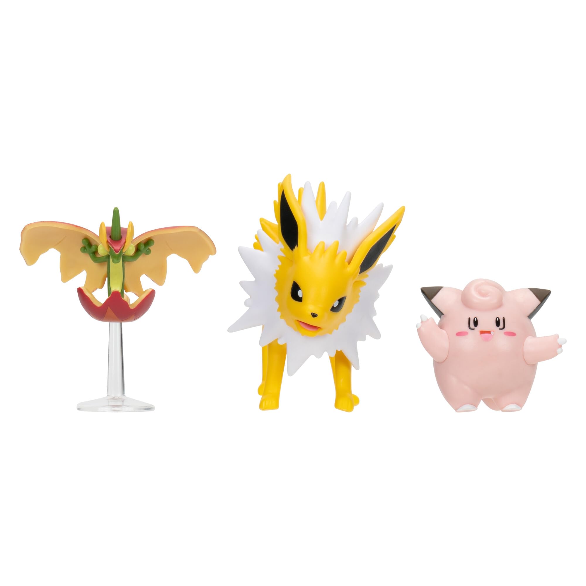 Pokémon PKW3510 Battle Figure Set - Beepi, Drap, Blitza, Official Pokémon Figure Set, Piepi, Drapfel, Blitza, 5 cm y 7.5 cm - Image 2