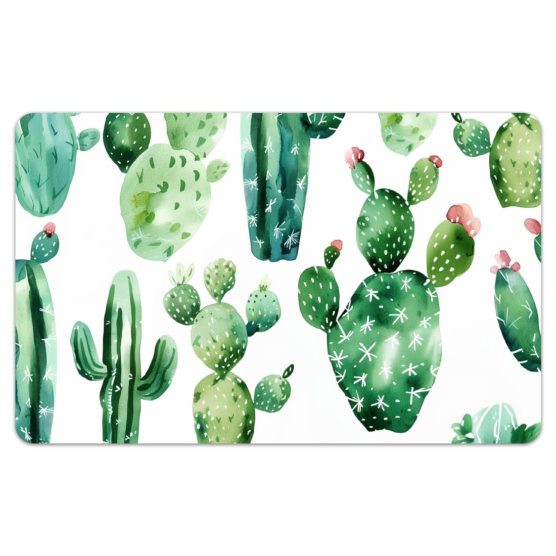 Peacoblue Cactus Card Skin Stickers, Credit Debit Card Decal — image 1