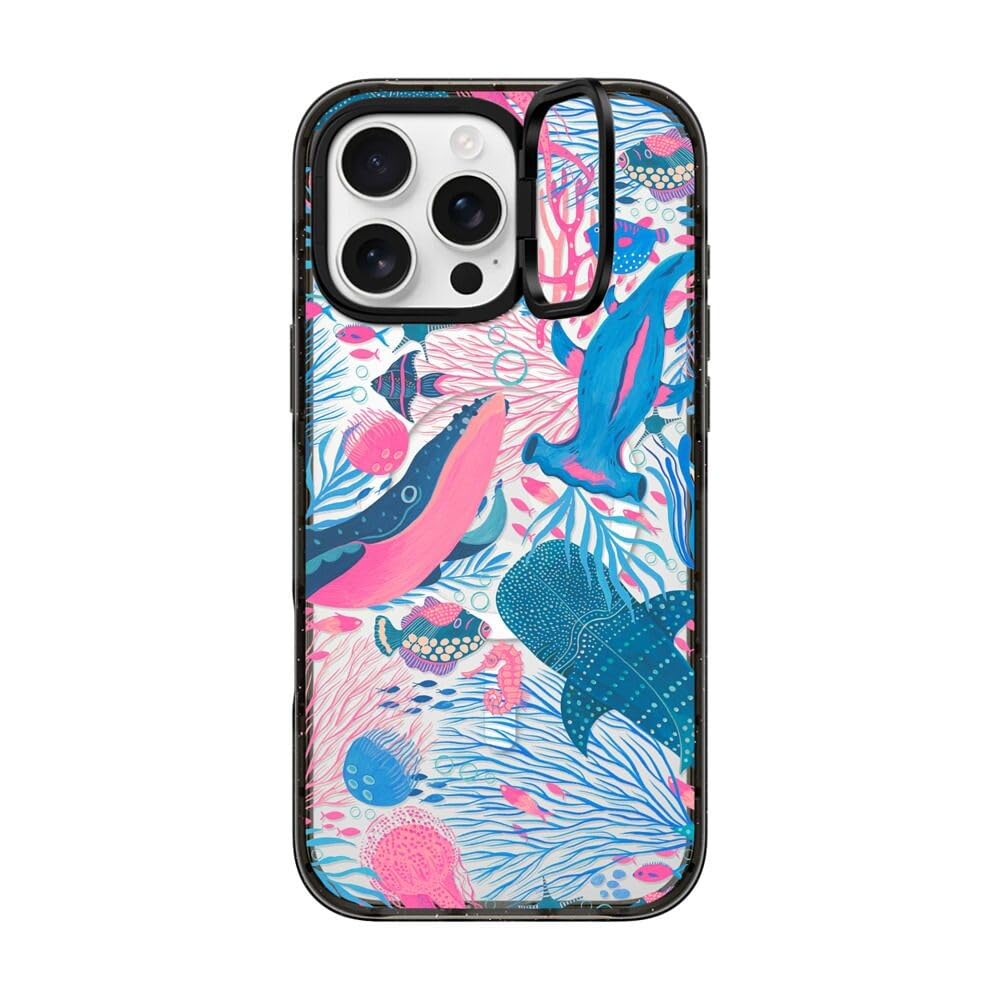 Coque iPhone 16 Pro Max antichoc béquille protection 2 m anneau MagSafe CASETiFY - 6