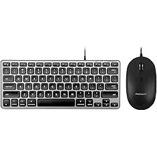 Macally Backlit Compact Keyboard and Vertical Laptop Stand, Everything Your Mac Needs