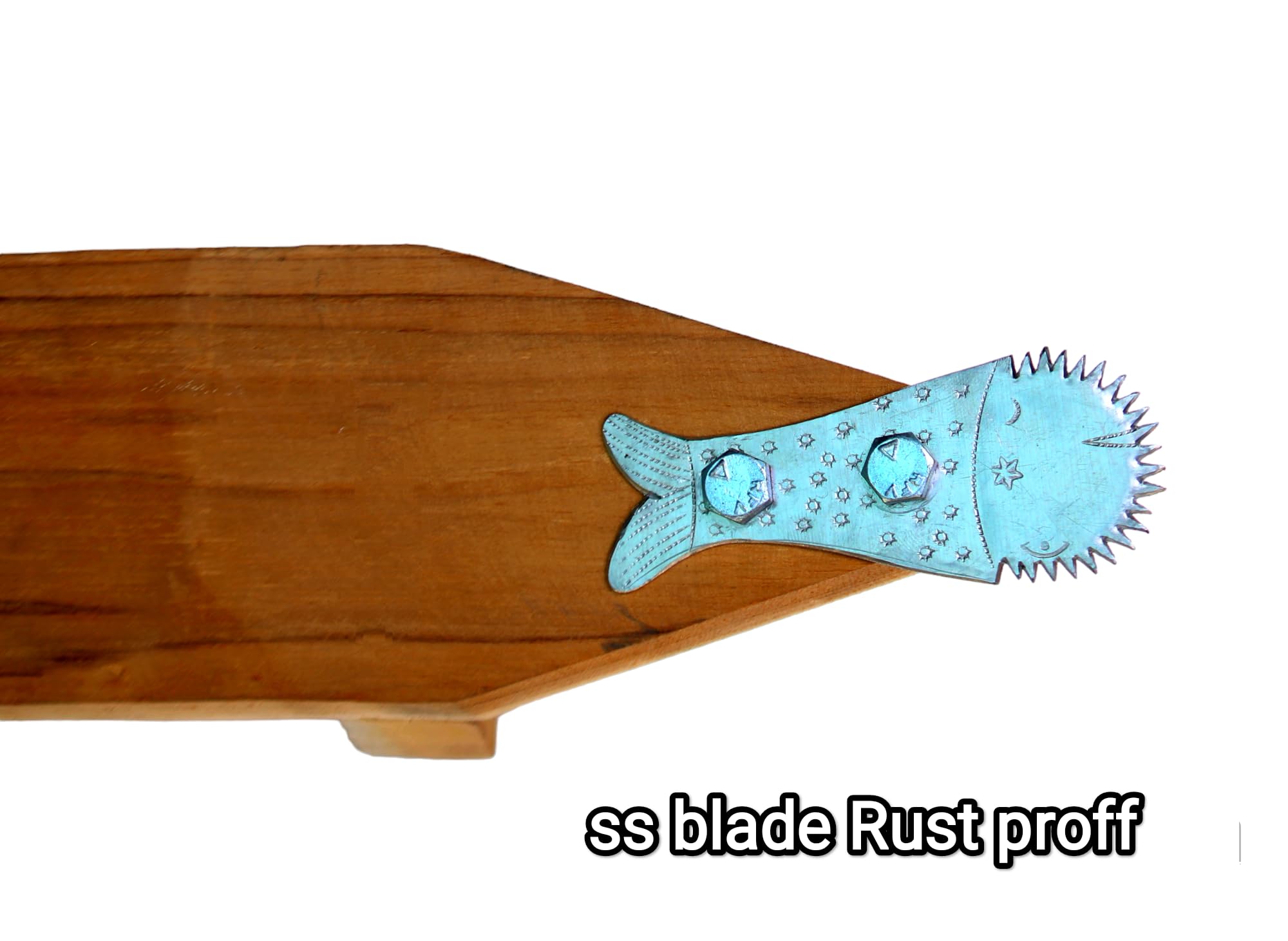 MYNAKSHA Wooden Coconut Scraper/Shredder/Grater/Blade Coconut Grater Made with Natural Wood 1