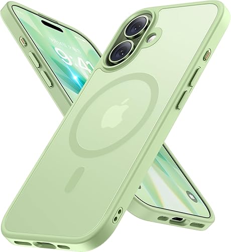 Miniatura 465 de Miracase - Funda magnética para iPhone 13 de 6.1 pulgadas (compatible con MagSafe) (con 2 protectores de pantalla), protección de grado militar