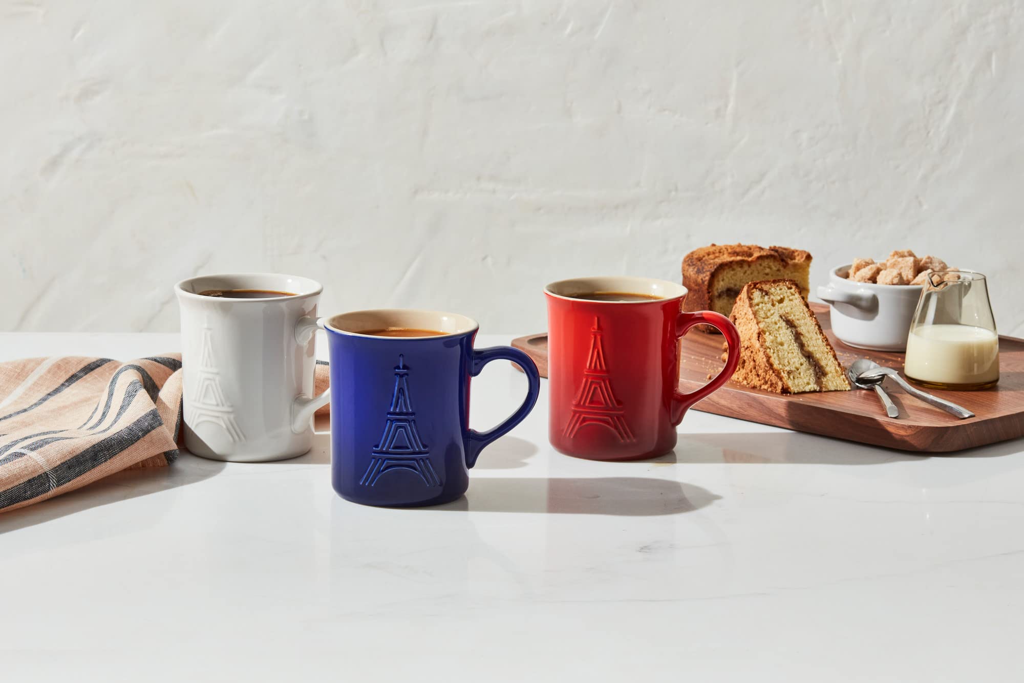 Amazon.com | Le Creuset Eiffel Tower Collection Stoneware Mug, 14