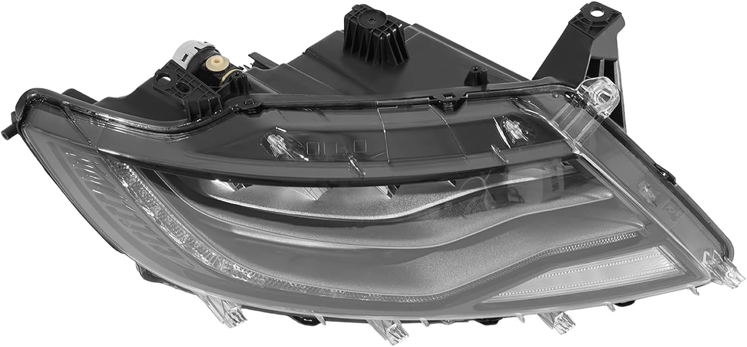 LYNICESHOP Right Front LED Headlight Assembly for 2016–2018 Lincoln MKX (AFS)