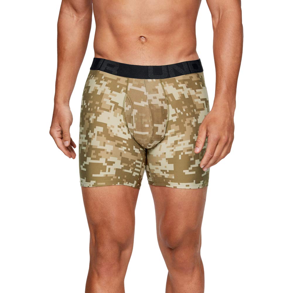 Under Armour 3-Pack Performance Tech Solid 6" Boxer Briefs