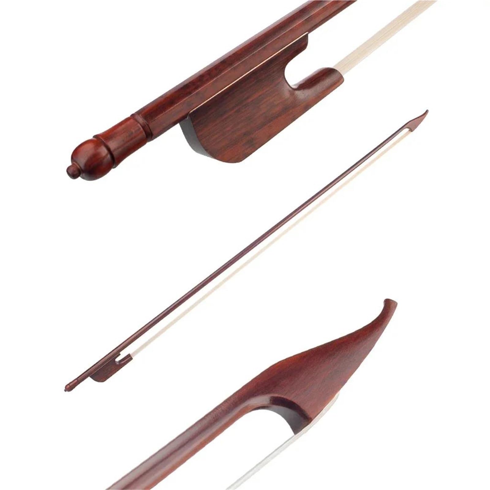 Geigenbogen 4/4 Violinbögen Weißes Rosshaar Gut Ausbalanciert Für Musikliebhaber Professionelle Leistung
