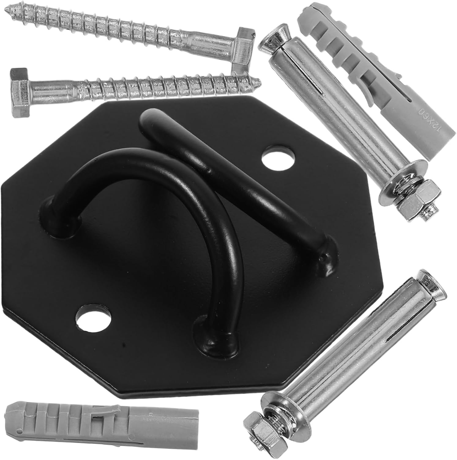1 Set Heavy Duty Wall Mount for Hammock Sturdy Hanging Hardware with Versatile Installation for Hammocks Climbing Ropes Punching Bags
