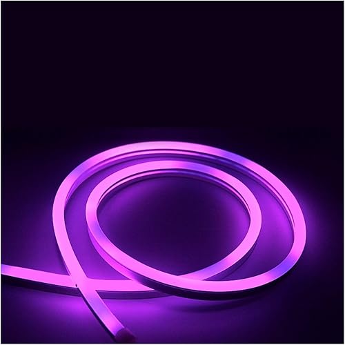 MIDILI 5 Meters Full Color neon Light Strip 5050 Flexible RGB08*17MM Light Strip Interior Decoration Atmosphere Color Changing LED Light Strip (Size