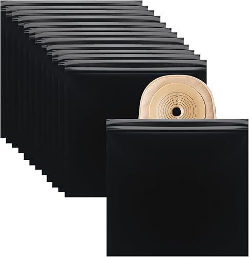 400 bolsas de eliminación de bolsas de ostomía de 8 x 8 pulgadas, sistema de eliminación de ostomía, alto selladoevita oloressin ensuciarsuministros