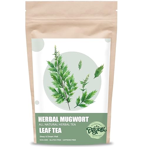 Té Mugwort Té de hierbas de hojas sueltas secas orgánicas para mejorar el sueño aliviar el estrés Té Lucid Dreaming