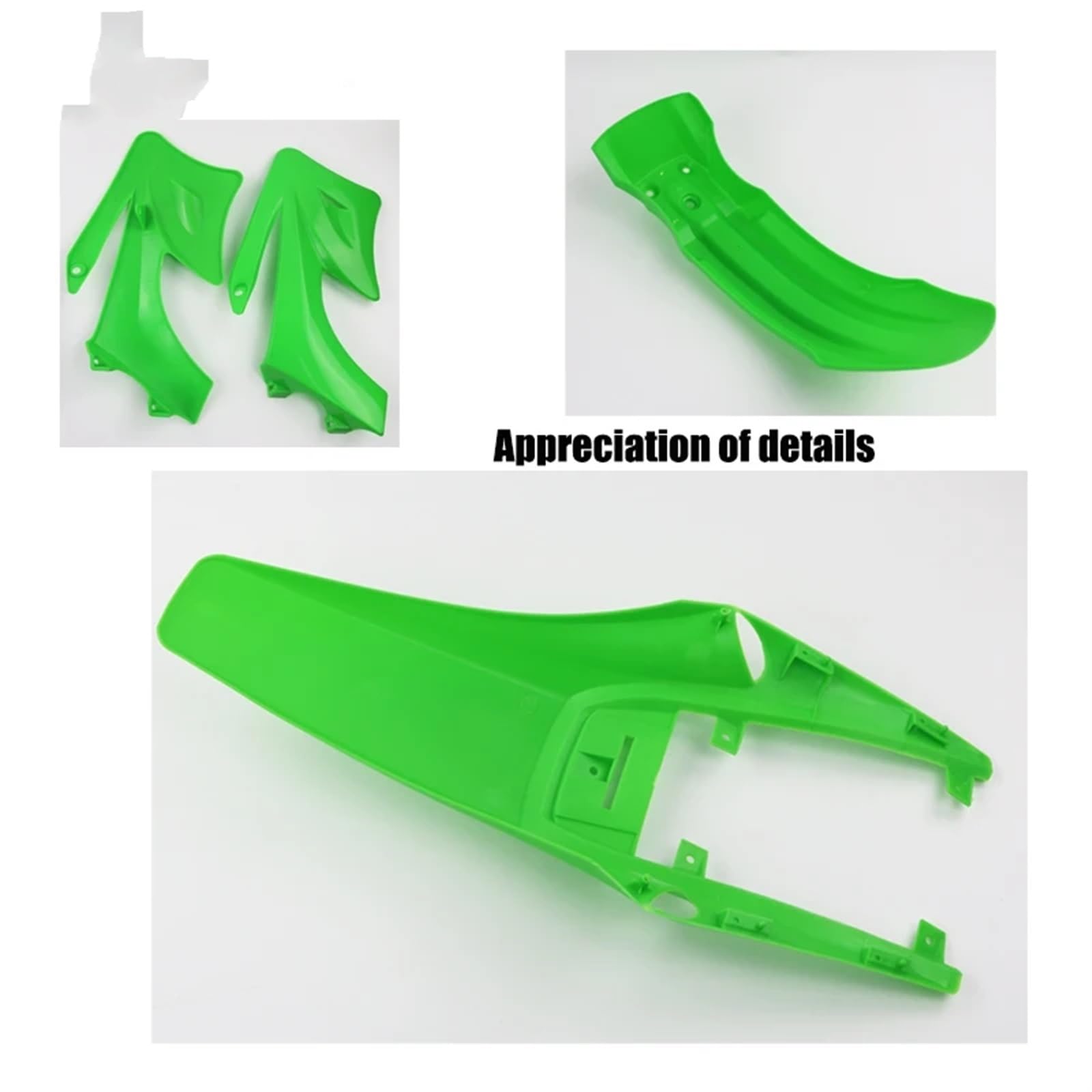 MUEOSI Motorrad Verkleidungsset - Komplett-Kit Für Apollo 110-150cc Dirt Bikes In Weiß/Blau