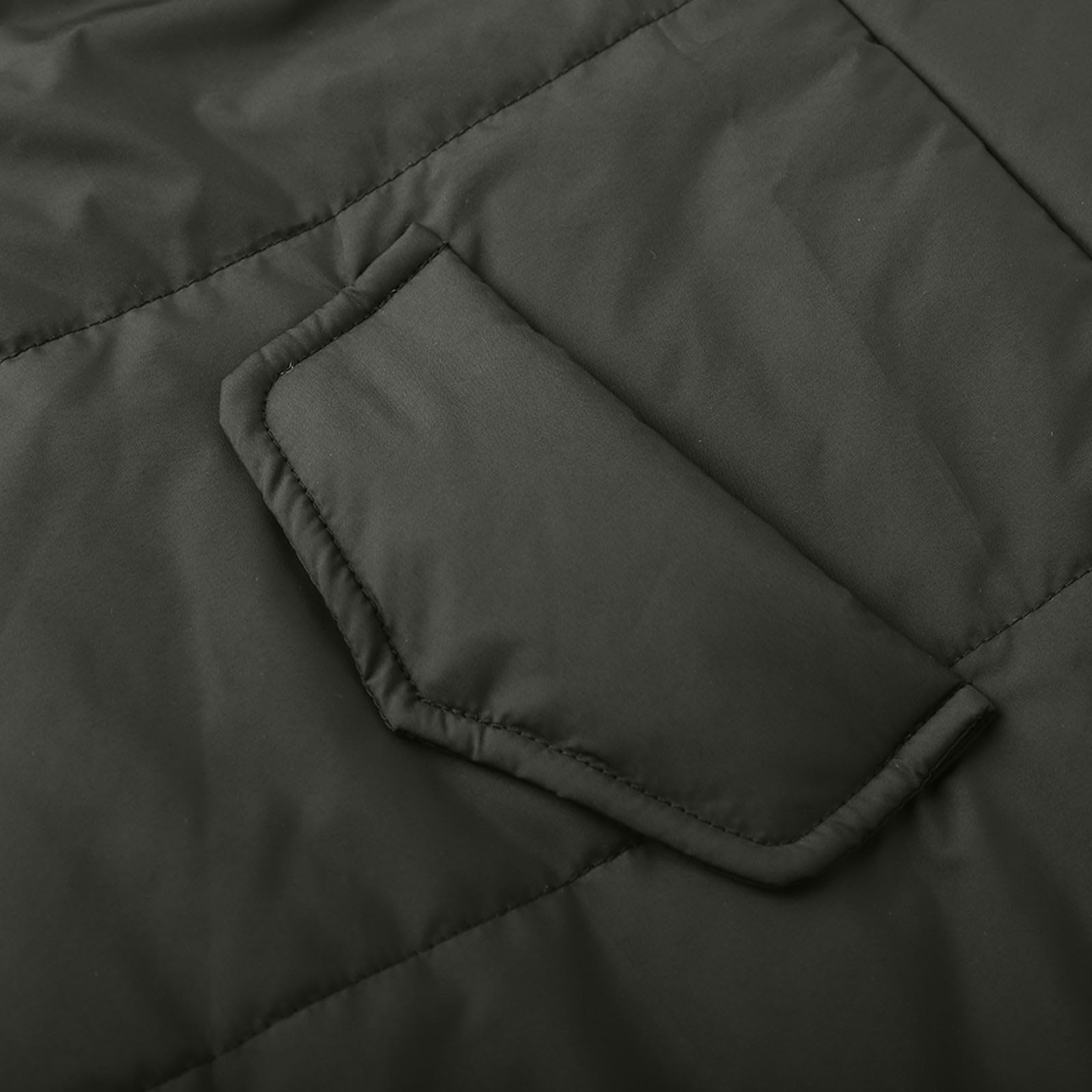 Generico Giacca Donna Invernale Impermeabile， Giubbotto Corto Imbottito con Cappuccio Regolabile， Piumino Sintetico Ultra-Caldo con Tasche Interne， Design Funzionale ed Elegante per la Città