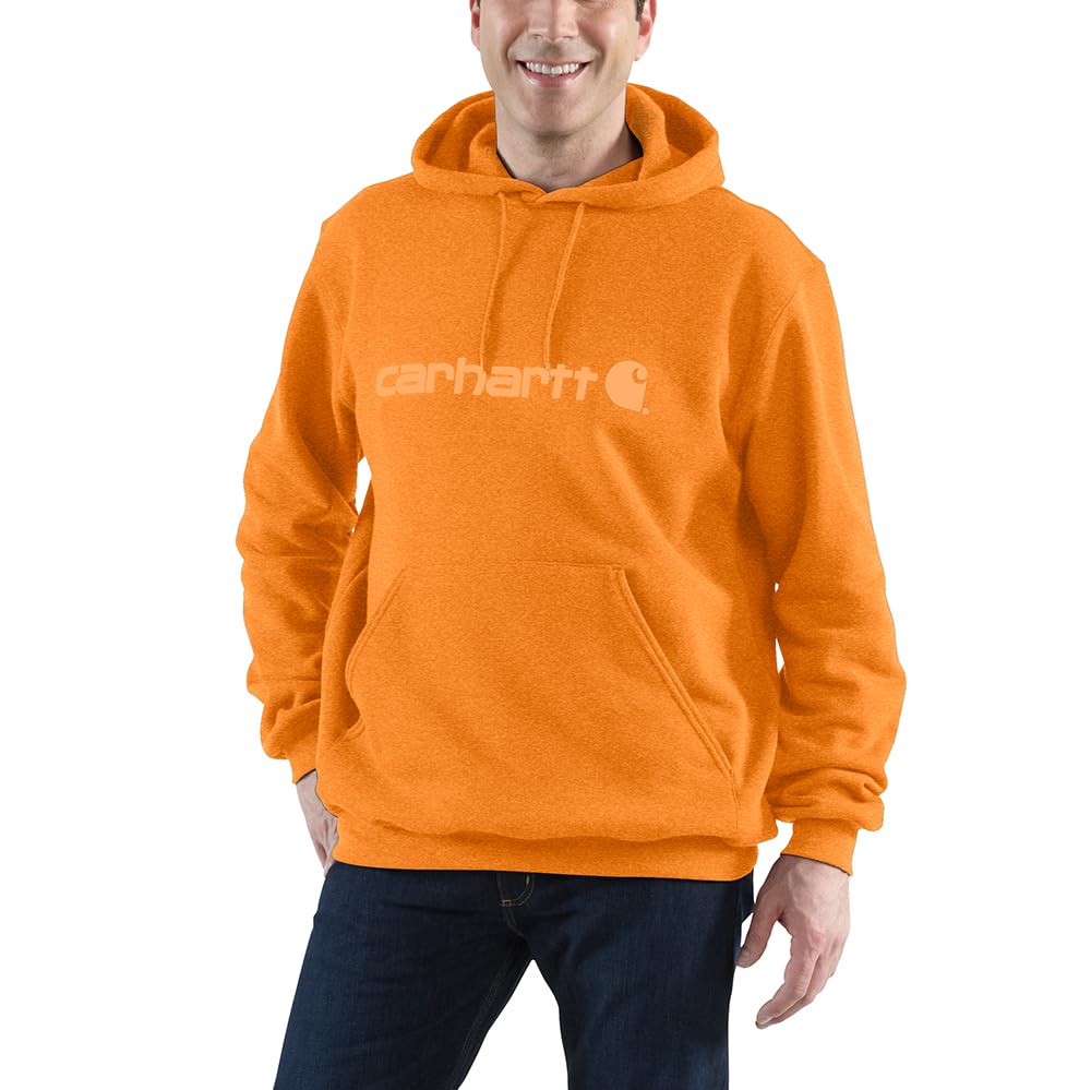 Signature Hoodie Orange Oversized Hoodie Mens Reiss Unisex