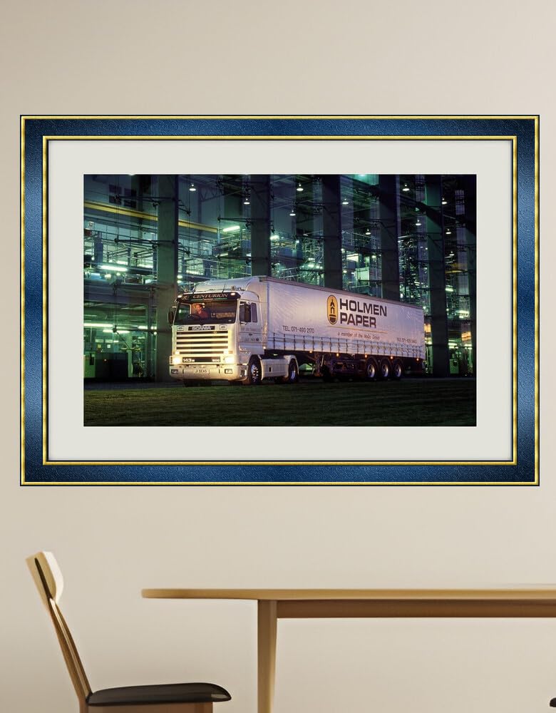 JVERF - JZZH18320 Scania Trucks White| Self-Adhesive Painting | Frameless