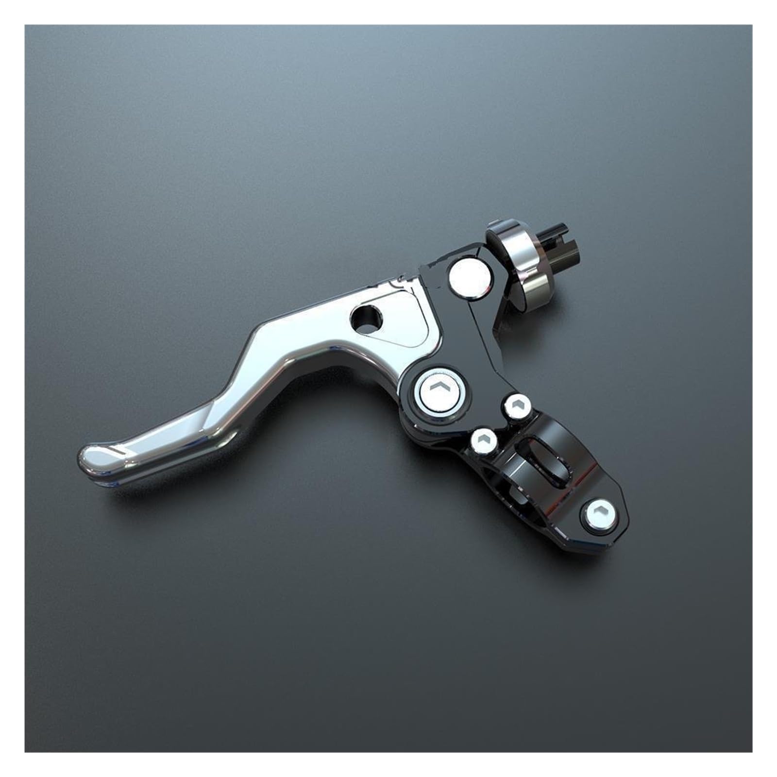 Tingyus Sliver Motorbike Brake Lever For Nsr250/Mc18/21/22/19/ Cnc Short Stunt Clutch Lever Perch Assembly Handlebar(Sliver)