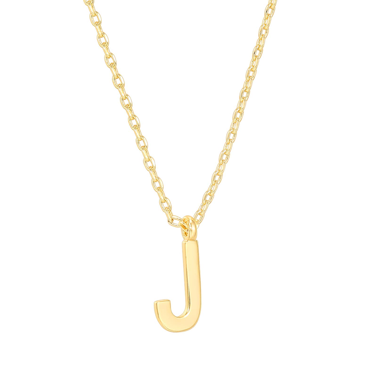PAVOI14K Gold Plated Initial Necklace | Letter Necklaces for Women
