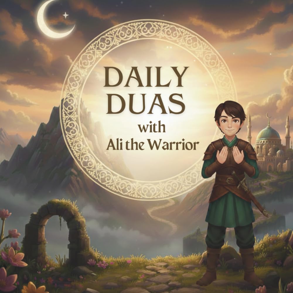 Daily Duas with Ali the Warrior: An Illustrated Islamic Dua Book for Kids with 30+ Basic Duas, Meanings, and Insights