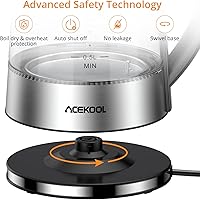 Vista 7 de FlexWill Hervidor eléctrico de 18 litros control de temperatura de 24 horas caldera de agua caliente hervidor de té con filtro de acero inoxidable