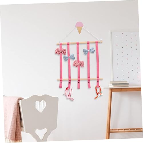 Miniatura 5 de 1 juego de gancho de helado para colgar decoración de pared para niños, perchas de madera para colgar en la pared, perchero creativo, gancho de