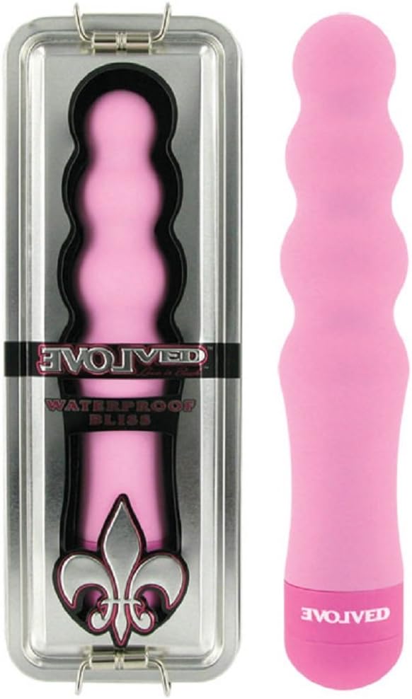 Evolved: Bliss Vibrator - Pink with Free Bottle of Adult Toy Cleaner