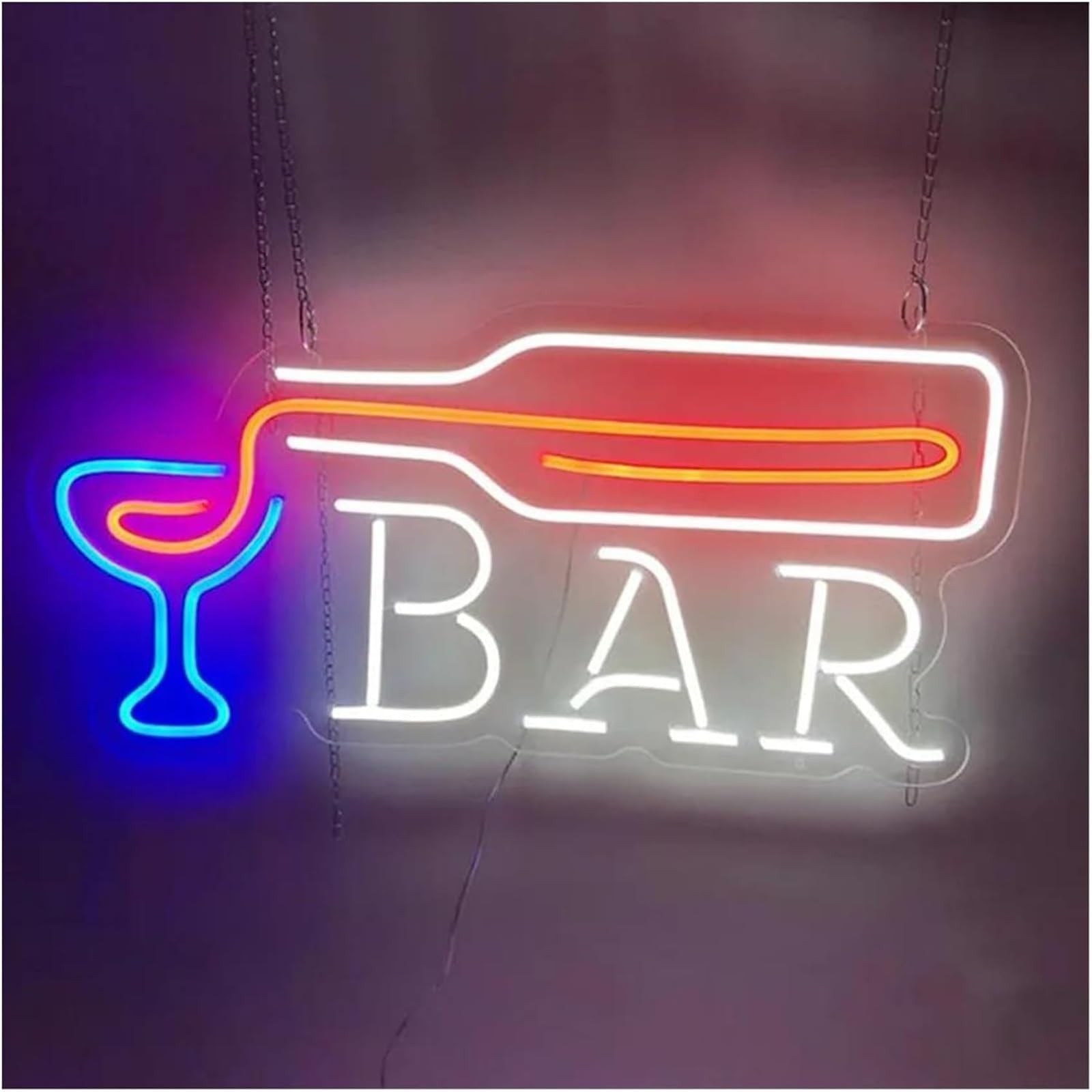 Lampada da tavolo con atmosfera rilassante, insegna al neon, luce per feste, club, ristoranti, negozi, bar,camera letto(A)
