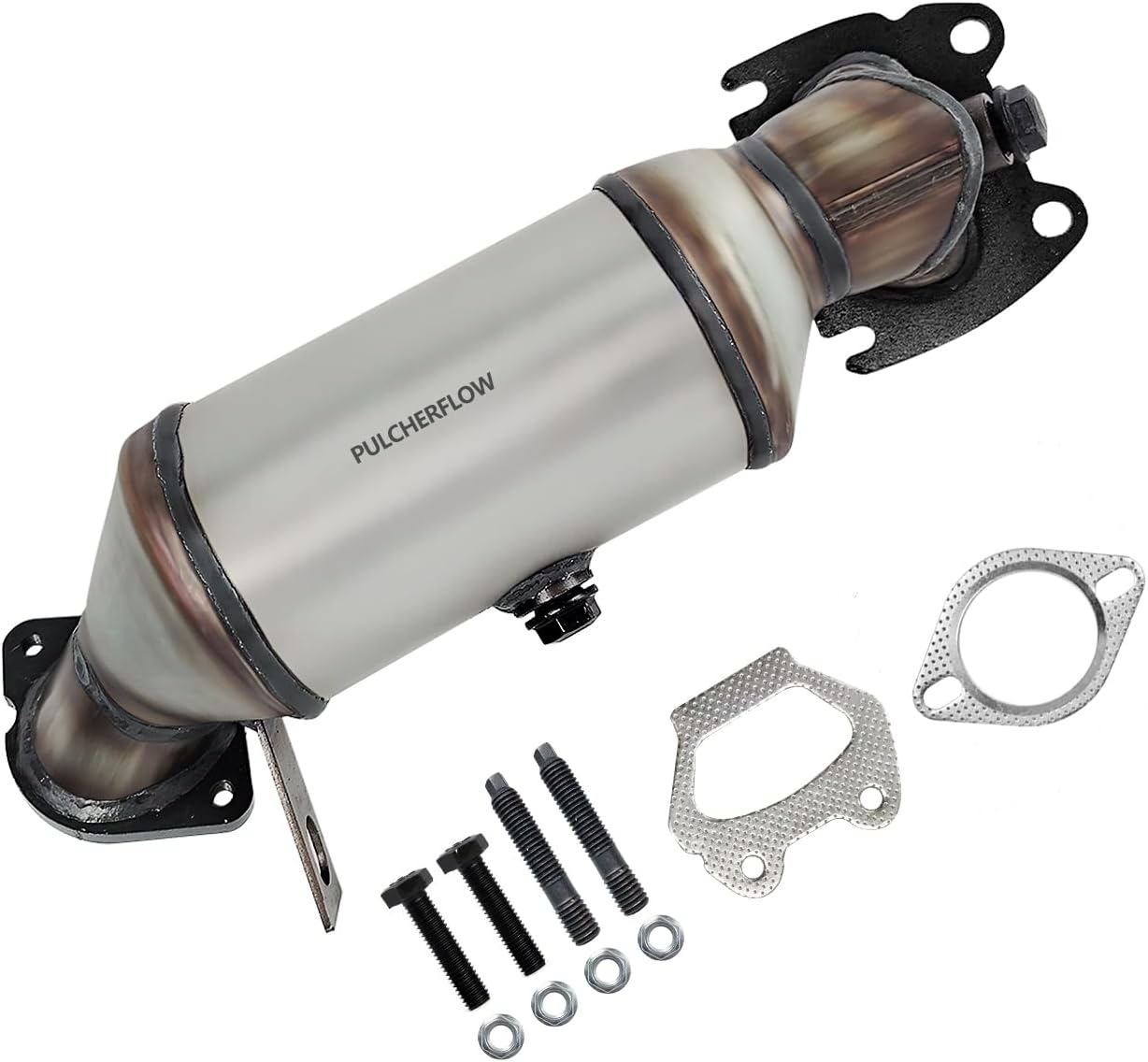 Front Catalytic Converter Compatible with 2014-2018 Jeep Cherokee 3.2L V6, 2015 2016 2017 Chrysler 200 3.6L V6 Catalytic Convertor High Performance (EPA Compliant)