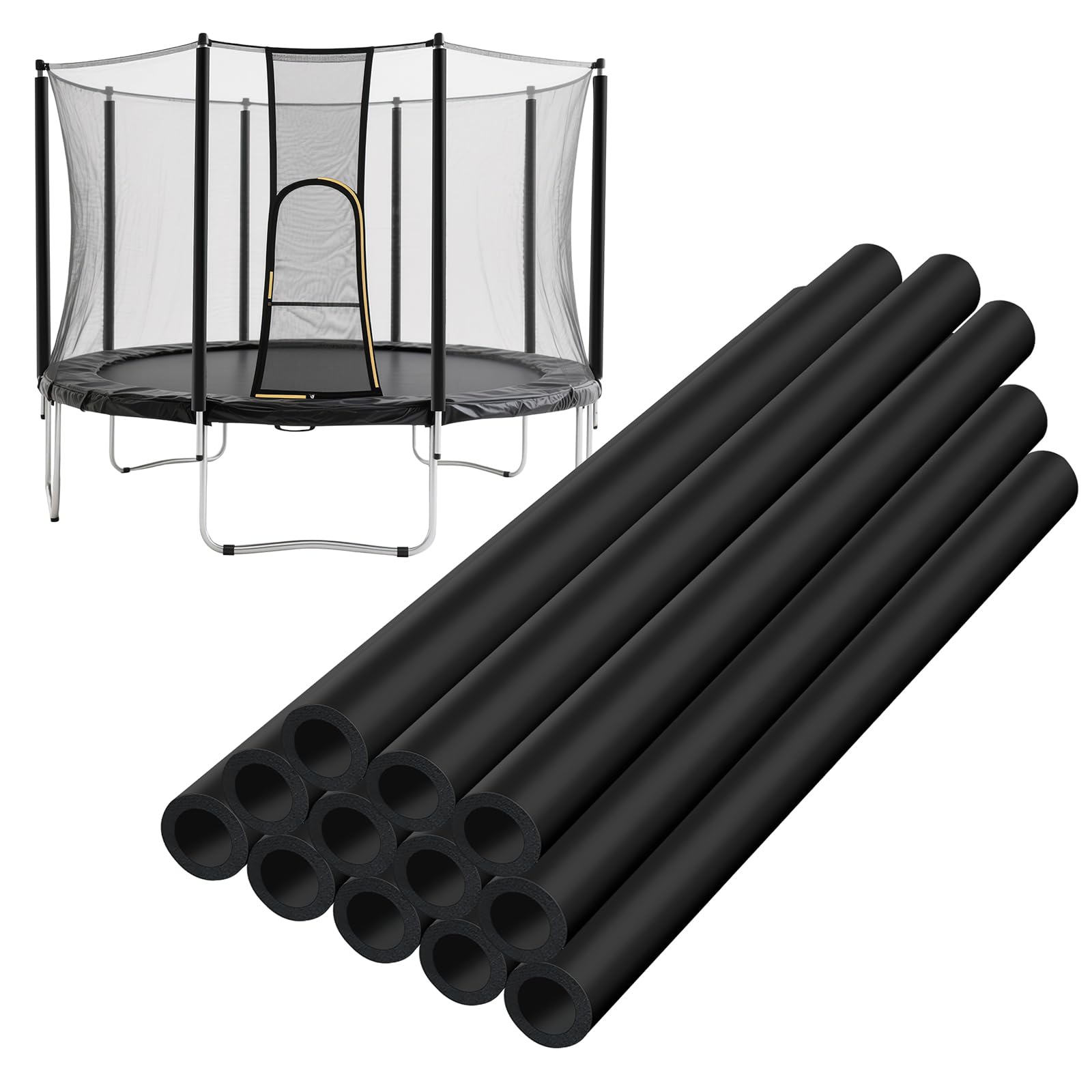 12PCS Trampoline Pole Foam Sleeves 35.5 