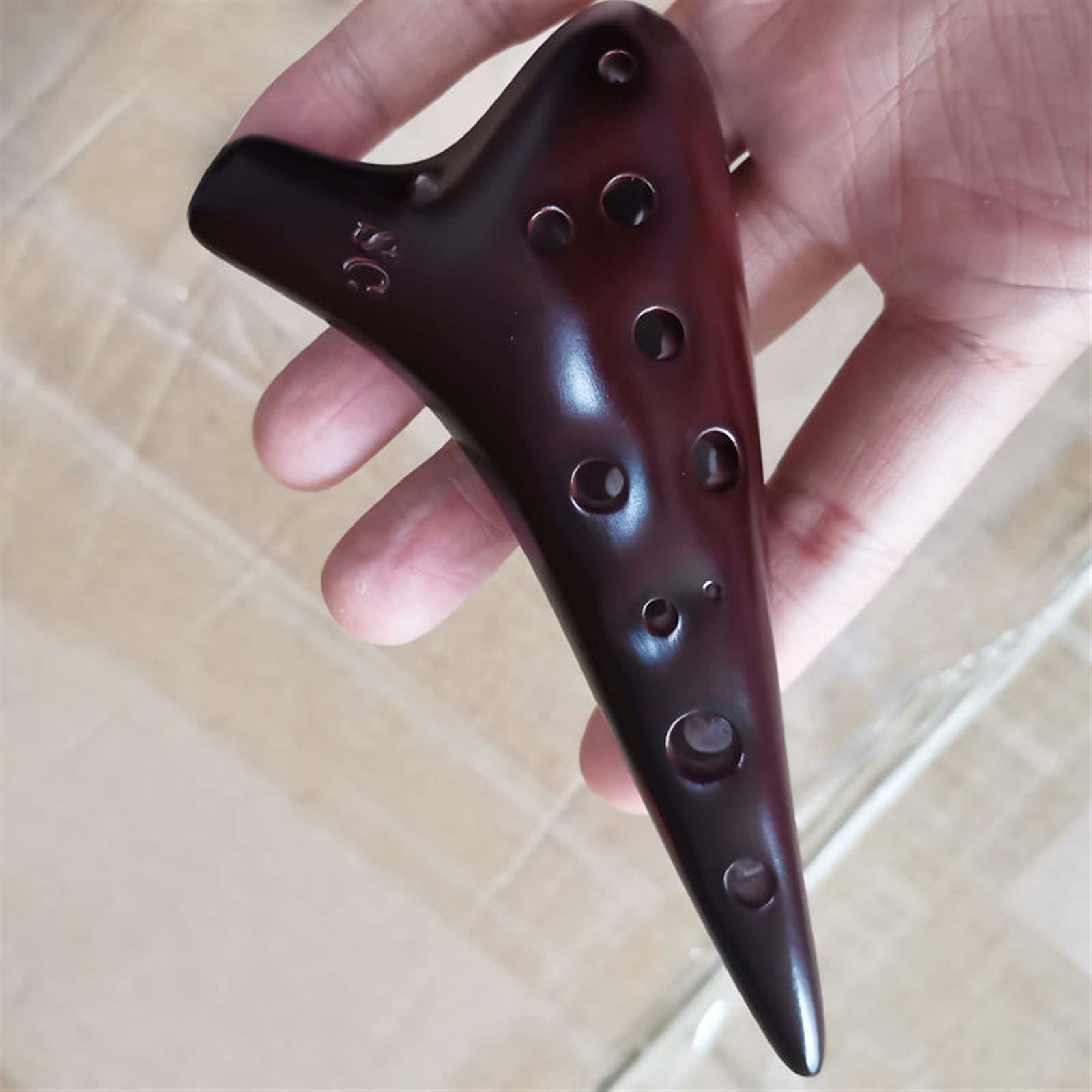 TSTS 12-Loch-Höhen-C-Taste (SC) Keramik-Okarina Zwölf-Loch-Mini-tragbares Musikinstrument Für Schüler Und Erwachsene Anfänger Ocarina (Color : 03)