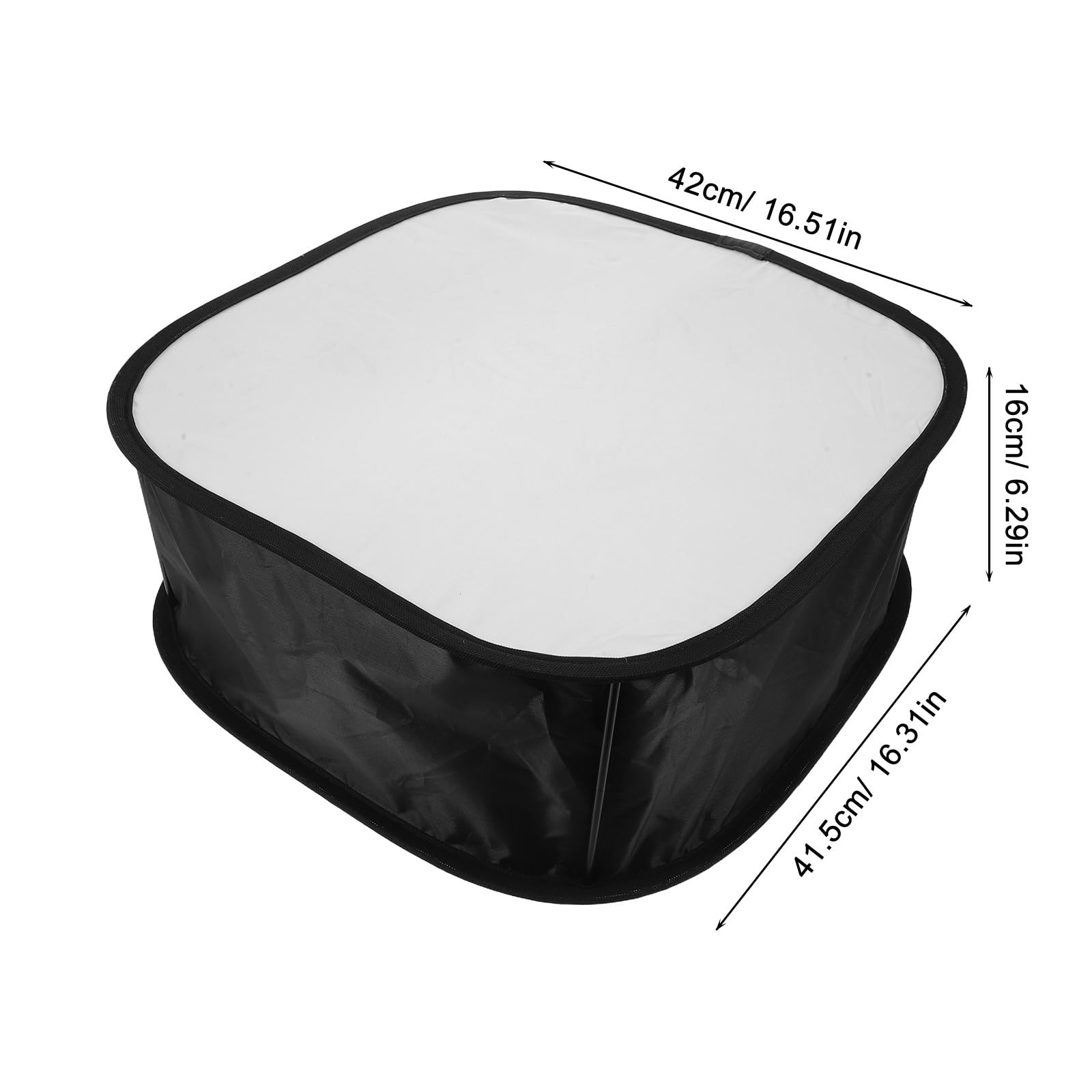 NUOBESTY Diffusore di luce pieghevole Softbox per fotografia - Diffusore di luce flash in tessuto morbido da 16,5x16,3x6,3" per servizi fotografici in studio fotografico