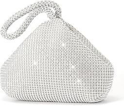 Women's Luxury Rhinestone Evening Clutch Bag – Sparkly Crystal Purse with Top Handle – Glitter Party Handbag for Wedding, Prom, Cocktail & Special Events For Women and Girls