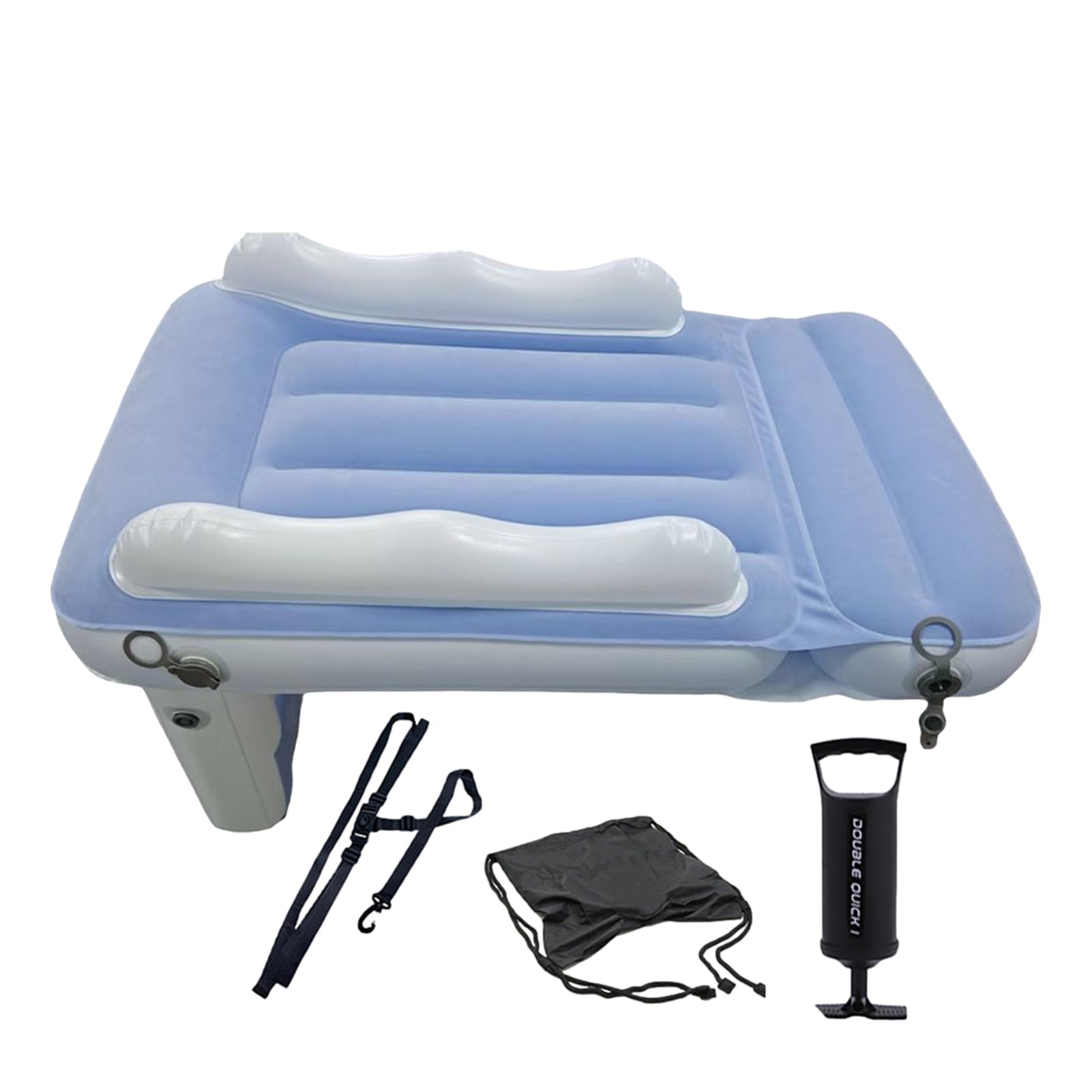 Lit de voyage gonflable de haute securite pour extension siege avion