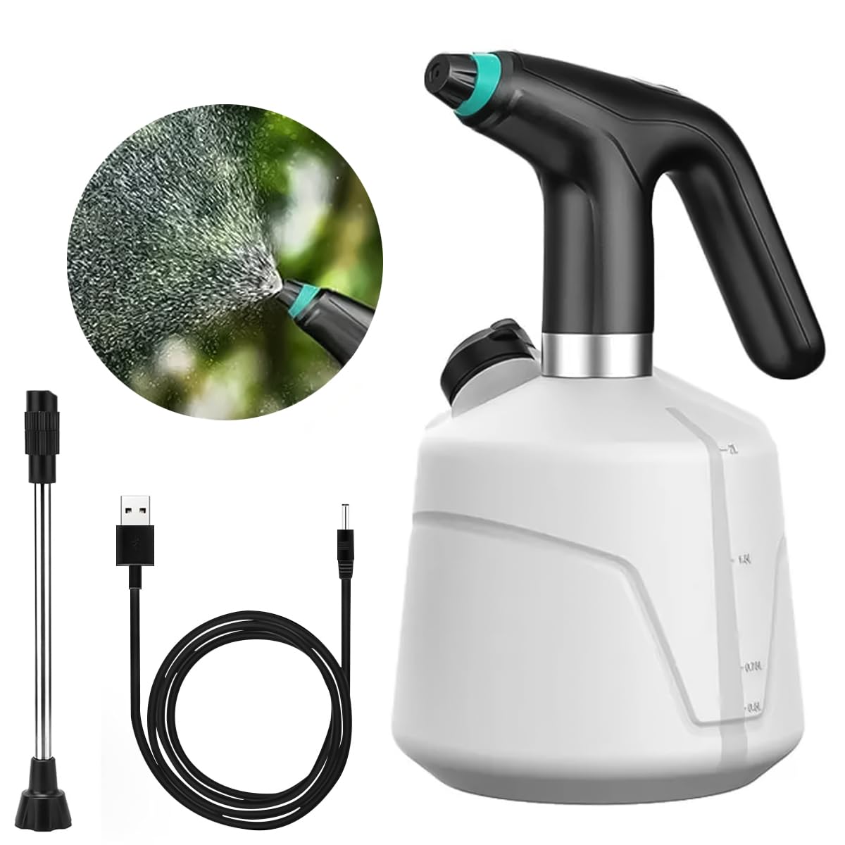 Serplex® 2L Electric Water Sprayer with 2 Spray Modes, Automatic Spray Bottles for Plant, Water Spray for Plants Garden Sprayer Handheld Rechargeable Battery Powered Sprayer Plant Watering Spray (B0D41HWJK8) Amazon Price History, Amazon Price Tracker