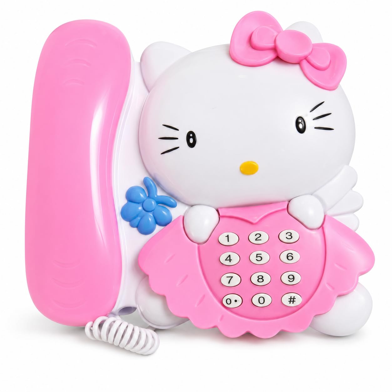 Salvus APP SOLUTIONS Retro-Style Landline Telephone Toy for Kids - Fun and Educational Pretend Play Phone (Multicolor_4x4.5 Inch)-image-44