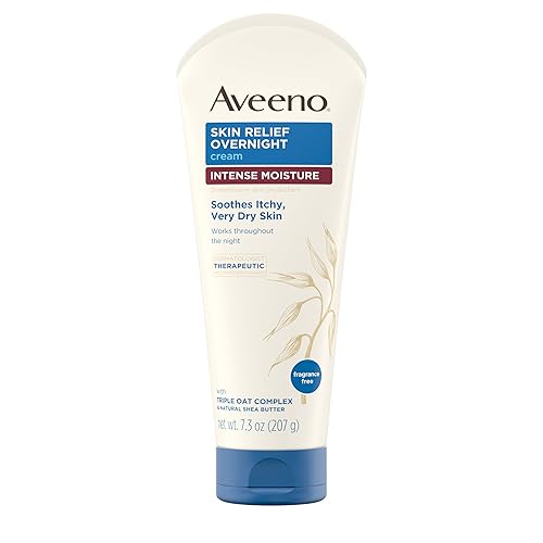 Crema para aliviar la piel de Aveeno, Por la noche