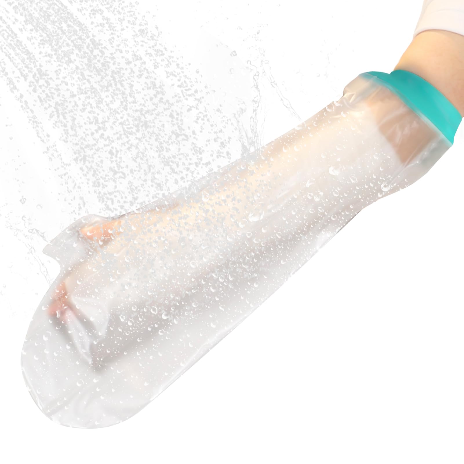 CIVJET Waterproof Cast Cover for Shower Arm with Flexible Silicone Seal, X-Large (6.3" Diameter) | Reliable Moisture Resistance for Adults - main product image