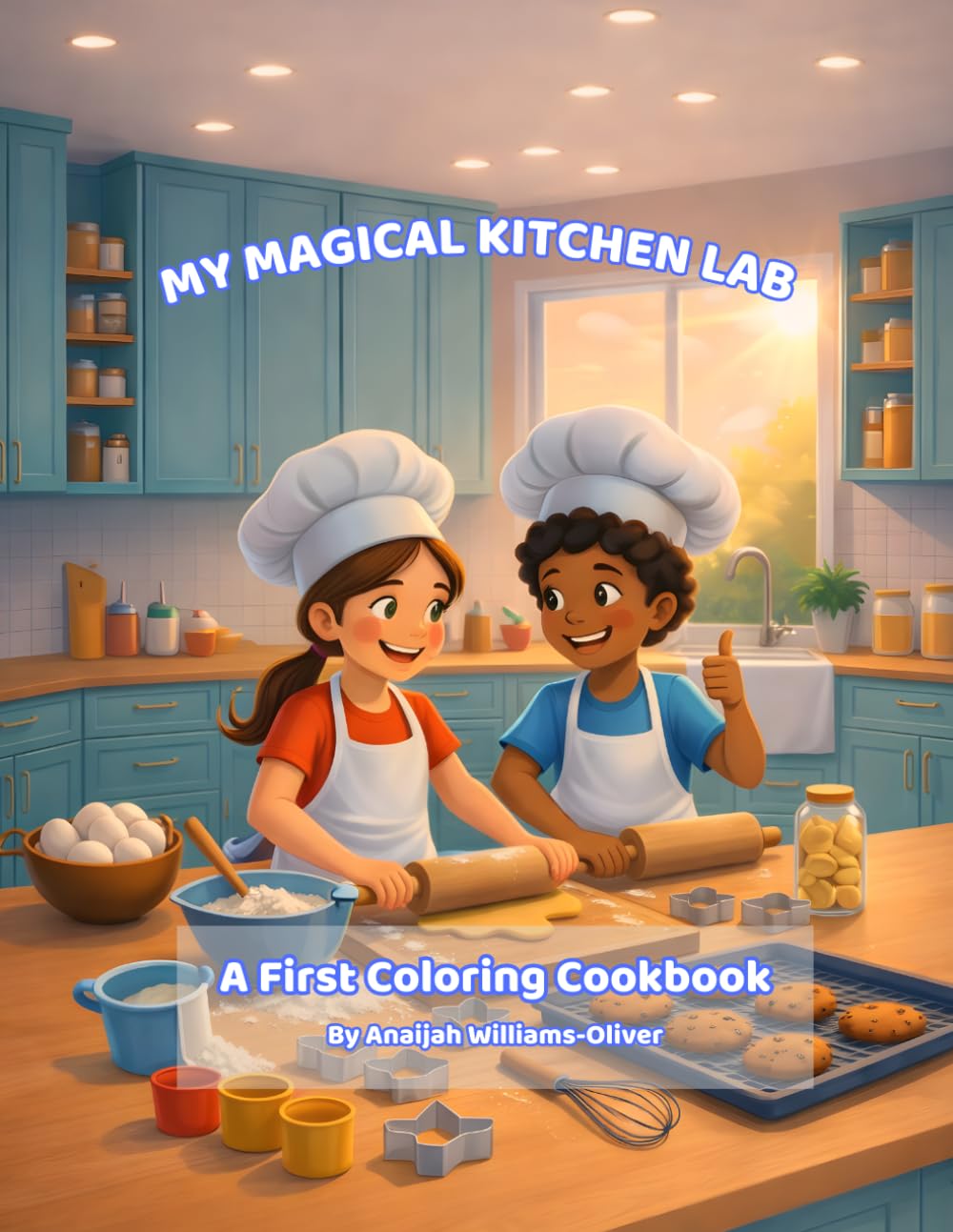 My Magic Kitchen Lab: A First Coloring Cookbook