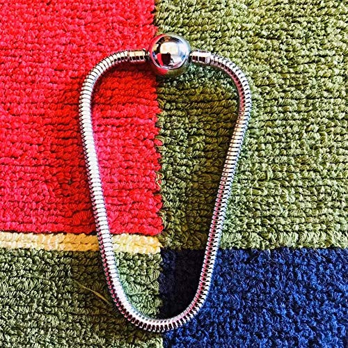 JMQJewelry Love Friend Family Snake Chain Bracelet 19cm 7.48in Charms Bead Lobster Clasp for Women Girls Men Grandmother Grandma Jewelry - Image 3