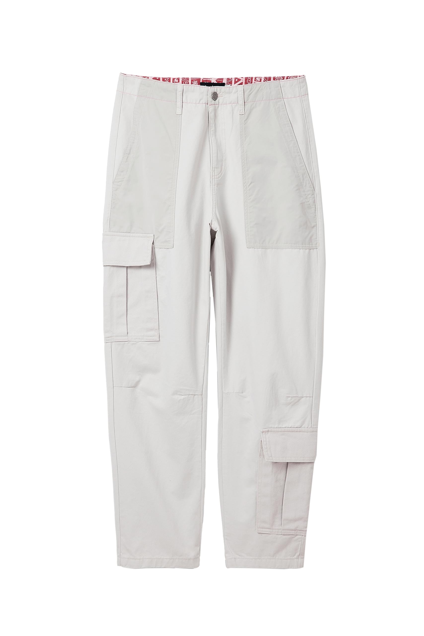 Desigual Pant_Emilio 1001 Raw, Blanc, 38 Homme