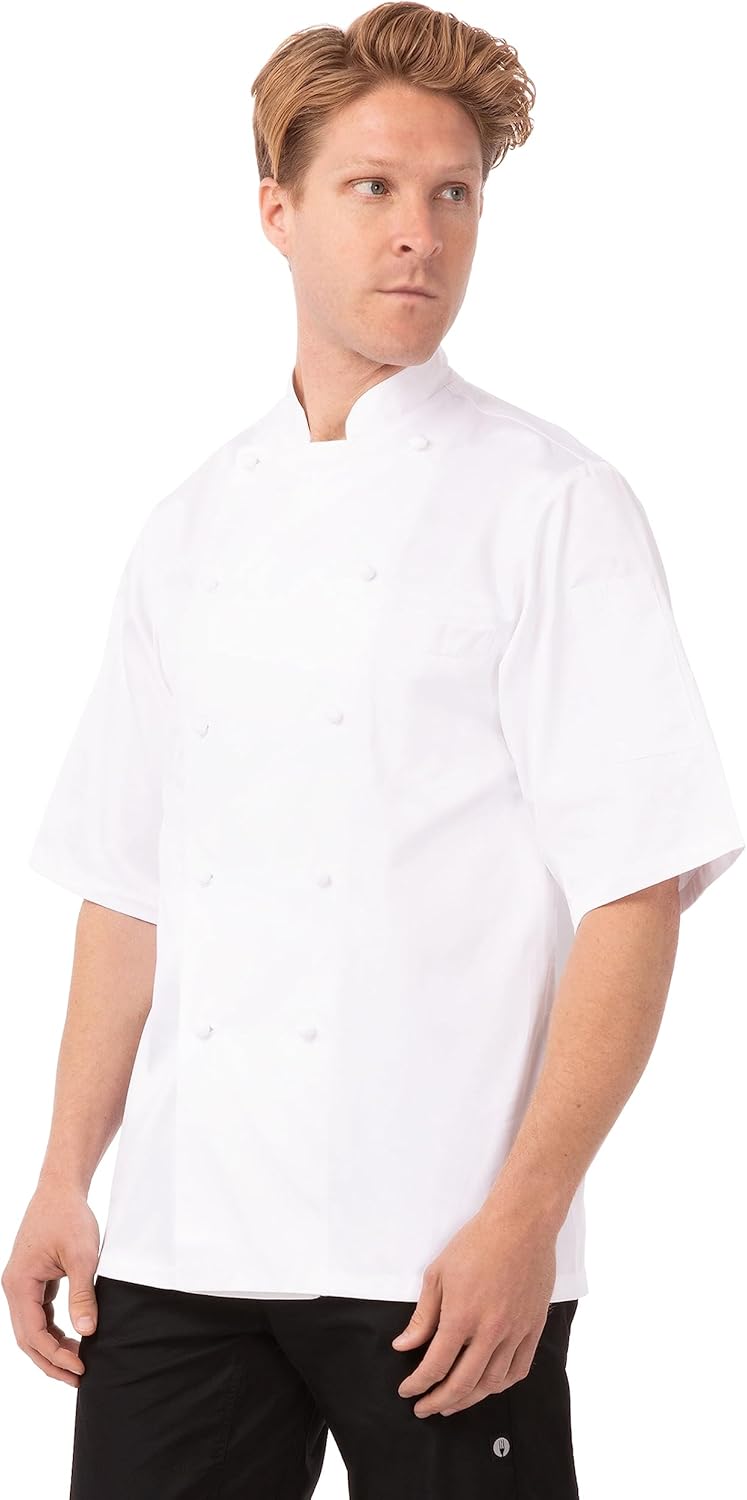 Chef Works Unisex Capri Premium Cotton Chef Coat